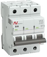 Выключатель автоматический EKF Averes AV-6 3п 10А B 6кА картинка